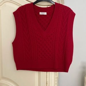 Brand new Red sweater vest